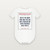 Romans 8:25 KJV Christian Baby Bodysuit (Vintage) - White