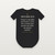 Proverbs 31:30 KJV Christian Baby Bodysuit (Classic) - Black
