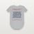 Psalm 95:4 KJV Christian Baby Bodysuit (Vintage) - Heather Gray