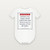 Philippians 2:11 KJV Christian Baby Bodysuit (Framed) - White
