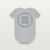 Job 28:18 KJV Christian Baby Bodysuit (Round Badge) - Heather Gray