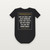 Romans 6:14 KJV Christian Baby Bodysuit (Vintage) - Black