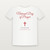 National Day of Prayer Christian Short Sleeve Tee with 1 Thessalonians 5:17 (Holiday Script) - White