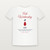 Ash Wednesday Lent Christian Short Sleeve Tee with Psalm 51:10 (Holiday Script) - White