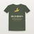 He Is Risen Easter Christian Short Sleeve Tee with 1 Corinthians 15:57 (Holiday) - Military Green