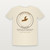 Resurrection Sunday Easter Christian Women's Relaxed Tee with 1 Corinthians 15:57 (Emblem Badge) - Natural