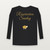 Resurrection Sunday Easter Christian Long Sleeve Tee (Holiday Script) - Black