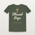 Blessed Papa Christian Short Sleeve Tee (Family Script) - Military Green