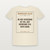 Romans 12:21 KJV Christian T-Shirt (Vintage) - Natural