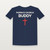 Poppa's Church Buddy Christian Youth Tee (Kids Block) - Navy