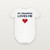 My Grandma Loves Me Christian Baby Bodysuit (Kids Block) - White