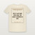1 Corinthians 8:3 KJV Christian T-Shirt (Vintage) - Natural