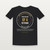 Proud Brother of a Veteran Short Sleeve Tee with Psalm 91:2 (Badge) - Black