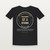 Proud Grandson of a Veteran Short Sleeve Tee with Psalm 91:2 (Badge) - Black