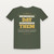 Memorial Day · Remember Them Veteran Short Sleeve Tee with Psalm 91:2 (Star Banner) - Military Green
