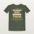 Veterans Day · Honor Them Short Sleeve Tee with Psalm 91:2 (Star Banner) - Military Green