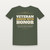 Veteran · Served with Honor Short Sleeve Tee with Psalm 91:2 (Star Banner) - Military Green