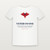 Veterans Day Christian Short Sleeve Tee with John 15:13 (Holiday) - White