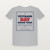 Veterans Day · Honor Them Short Sleeve Tee with Ephesians 6:11 (Vintage Frame) - Heather Gray