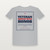 Veteran · Served with Honor Short Sleeve Tee with Ephesians 6:11 (Vintage Frame) - Heather Gray
