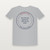 Romans 15:33 KJV Christian T-Shirt (Round Badge) - Heather Gray