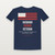 Husband · Father · Veteran Short Sleeve Tee with Psalm 46:1 (Flag) - Navy