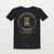 Freedom Isn't Free · Thank a Veteran Short Sleeve Tee with Psalm 46:1 (Badge) - Black