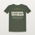 Faithful Veteran Short Sleeve Tee with Isaiah 6:8 (Star Banner) - Military Green