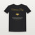 Veterans Day Christian Short Sleeve Tee with Isaiah 6:8 (Holiday Script) - Black