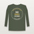 Dad · Grandpa · Veteran Long Sleeve Tee (Badge) - Military Green