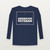 American Veteran Long Sleeve Tee (Vintage Frame) - Navy