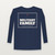 Military Family Veteran Long Sleeve Tee (Vintage Frame) - Navy