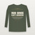 No One Left Behind Veteran Long Sleeve Tee with Psalm 18:39 (Star Banner) - Military Green