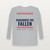 Remember the Fallen Veteran Long Sleeve Tee (Stars & Stripes) - Heather Gray