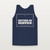 Sisters in Service Veteran Tank Top (Vintage Frame) - Navy