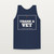 Thank a Vet Tank Top (Vintage Frame) - Navy