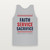 Faith · Service · Sacrifice Veteran Tank Top (Stars & Stripes) - Heather Gray
