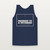 Married to a Veteran Tank Top (Vintage Frame) - Navy