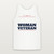 Woman Veteran Tank Top (Star Banner) - White