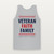 Veteran · Faith · Family Tank Top (Stars & Stripes) - Heather Gray