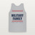 Military Family Veteran Tank Top (Stars & Stripes) - Heather Gray