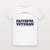 Faithful Veteran Women's Relaxed Tee (Star Banner) - White