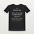 Romans 8:6 KJV Christian T-Shirt (Classic) - Black