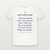 Matthew 19:26 KJV Christian T-Shirt (Classic) - White