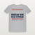 Korean War Era Veteran Women's Relaxed Tee (Stars & Stripes) - Heather Gray