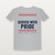Served with Pride Veteran Women's Relaxed Tee (Stars & Stripes) - Heather Gray