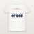 Veteran & Child of God Women's Relaxed Tee (Star Banner) - White