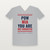 POW · MIA · You Are Not Forgotten Veteran V-Neck Tee (Stars & Stripes) - Heather Gray