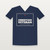 Christian Veteran V-Neck Tee (Vintage Frame) - Navy