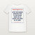 Matthew 6:9 KJV Christian T-Shirt (Vintage) - White